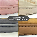 Pantufa peluciada térmica